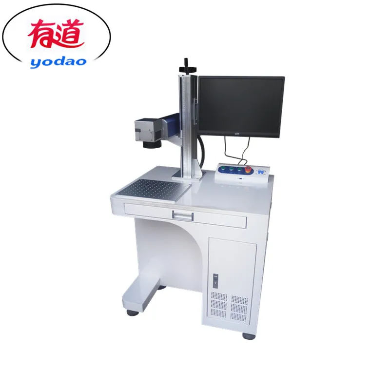 

30W desktop fiber laser marking machine metal marking machine laser engraving machine Nameplate laser marking machine steel