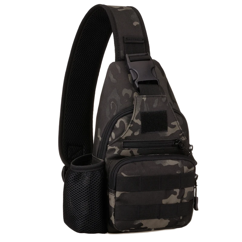 Norbinus النايلون الرجال الرافعة حقيبة صدر للرجال العسكرية الاعتداء الكتف Crossbody حقيبة الذكور السفر حقيبة زجاجات المياه شاحن يو اس بي الظهر Norbinus النايلون الرجال الرافعة حقيبة صدر للرجال العسكرية الاعتداء الكتف Crossbody حقيبة الذكور السفر حقيبة زجاجات المياه شاحن يو اس بي الظهر