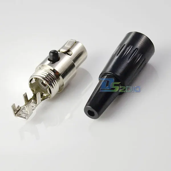 Высокое качество 5 pin гнездовой разъем Mini TA5F XLR Аудио Микрофон Разъем MIC адаптер Tini