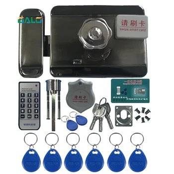 

RFID electronic door lock / smart electric lock system Electromagnetic induction access control system with 15 tags Electronic l