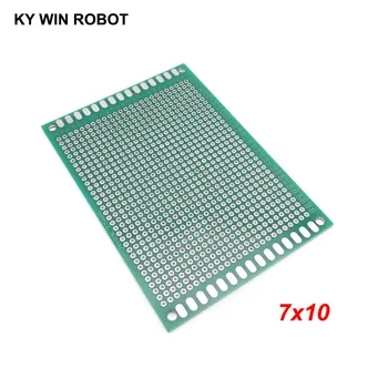 

1pcs 7x10cm 70x100 mm Double Side Prototype PCB Universal Printed Circuit Board Protoboard For Arduino