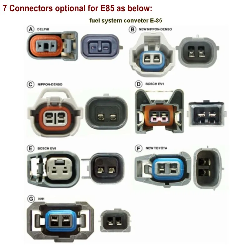 Repuestos para 4cyl E85 kits de conversión de conectores para E85 kit de conector reemplazo E85 M85 piezas de repuesto - 2