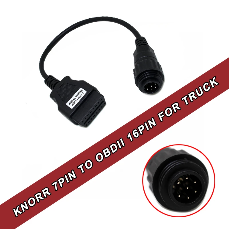 

7 pin Knorr,Wabco Trailer Cable For Multidiag Pro+  Cable For TCSCDP TCS CDP Pro  Truck Diagnostic Tool Connector Free Shipping