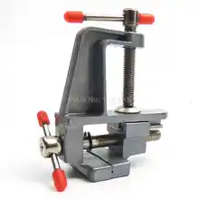 1 шт. 3,5 дюйма алюминиевый миниатюрный маленький зажим для хобби ювелира на настольной скамейке тиски инструмент тиски для удержания деталей в модели хобби ювелира