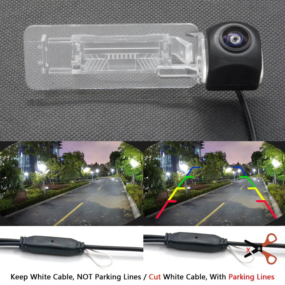 175 градусов HD камера заднего вида для Smart Fortwo 451 для четырех/Smart ED монитор парковки автомобиля водонепроницаемый ночное видение