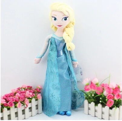 Hot Toys For Kid Brand Disney Toys Cute Cartoon Frozen Anna Elsa Olaf Stuffed Toys Dolls Princess Toys Brinquedos Tq0004