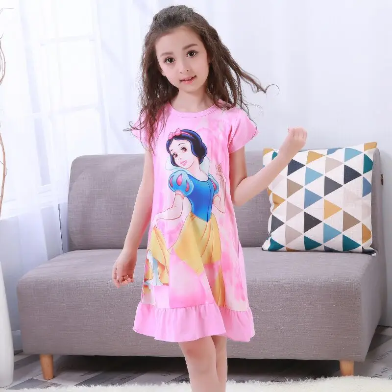 Baby Girls Nightgowns Summer Sleeveless Modal Knitted Nightdress