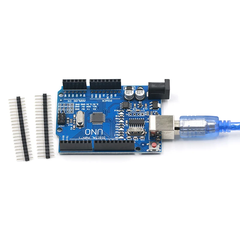 Высокое качество один Комплект UNO R3 CH340G+ MEGA328P Чип 16 МГц для Arduino UNO R3 макетная плата+ USB кабель