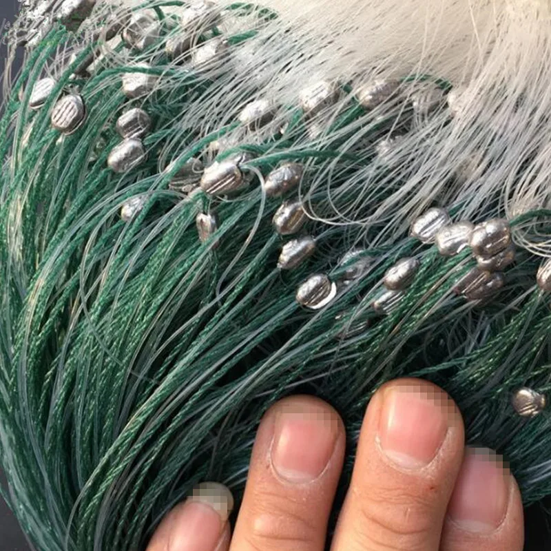 0.2mm nylon line H1.5mxL100m 1layer 7cm mesh fishing network rede de pesca fishing net fishing accessories outdoor fishing tool