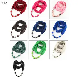 KLV Женская мода Бижутерия в этническом стиле Великолепные бусы кулон шарф ретро ожерелье