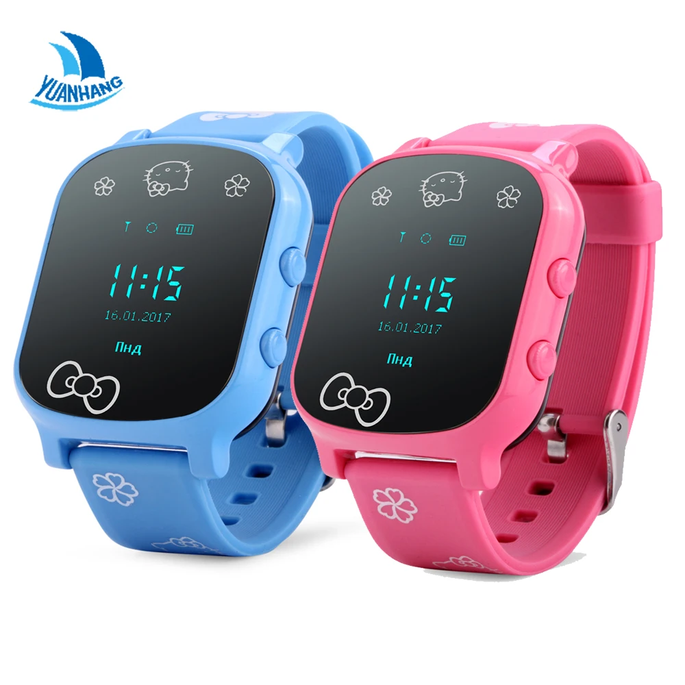 

New Colors OLED Screen,T58 Smart GPS WIFI Tracker Locator Anti-Lost SOS Remote Monitor Watch for Kids Child Student Wristwatch