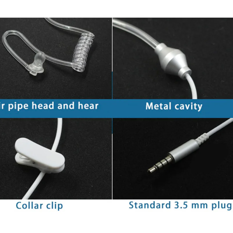 Air джакузи наушники M37 FBI прозрачный сотовый телефон гарнитура анти-излучения наушники подходит для samsung Iphone