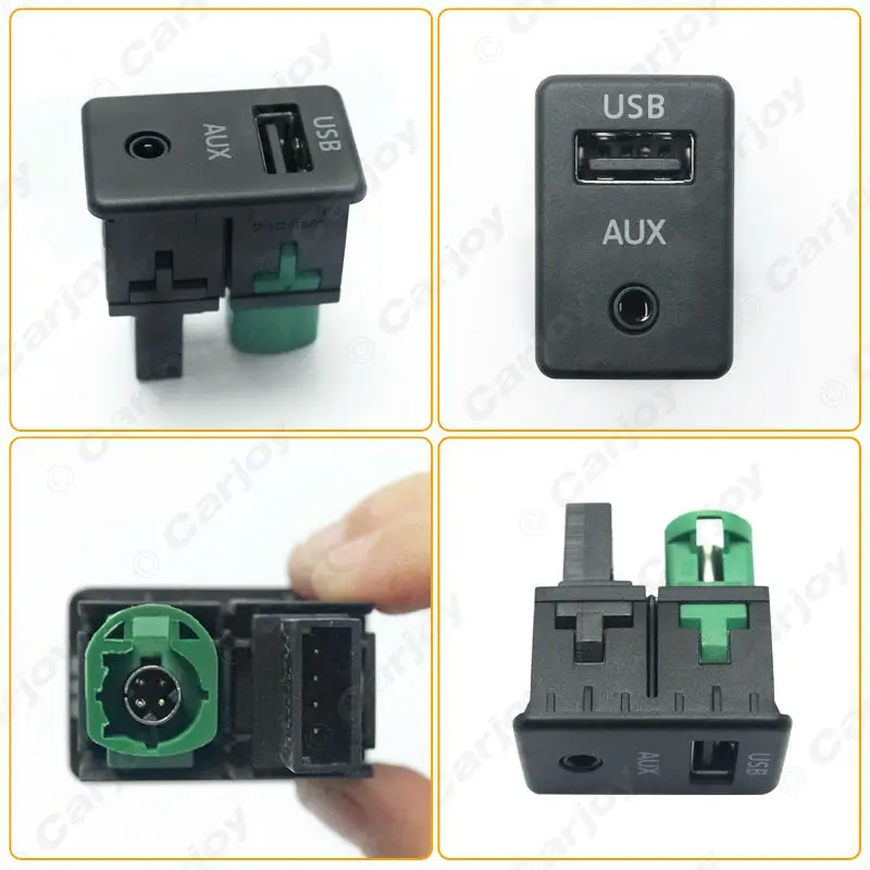 LEEWA OEM Passat Tiguan Touran USB + AUX штепсельная Вилка корпус поверхности кабель для RCD510 3CD 035 249