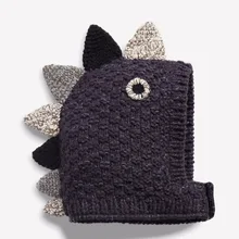 Весна Осень Зима специальный ручной вязки мультфильм животных шапочки шлем шапка для маленьких мальчиков девочек детей