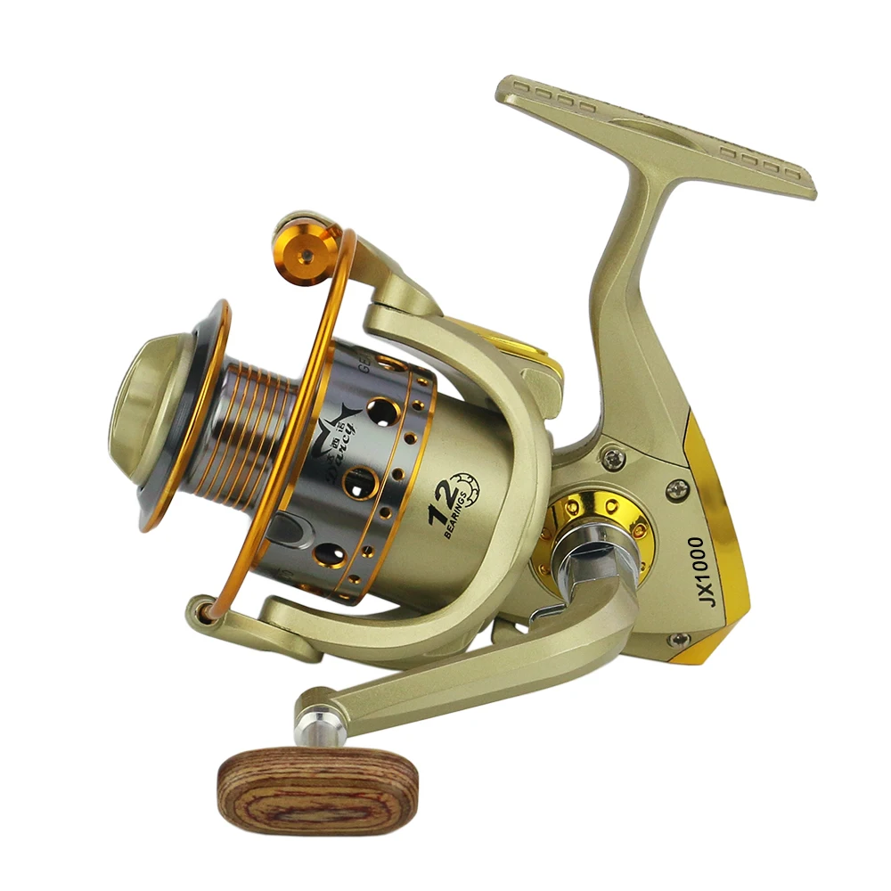 Yumoshi 12 BB Fishing Reel Left/Right Interchangeable Collapsible Handle Spinning Ultra Light Smooth | Спорт и развлечения