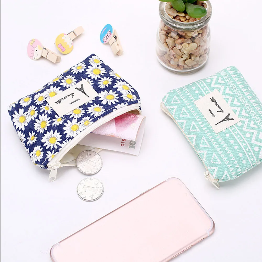 

Women's wallet and purse girl cute small fresh fashion casual coin purse key credit card zipper women's mini bag portamonedas