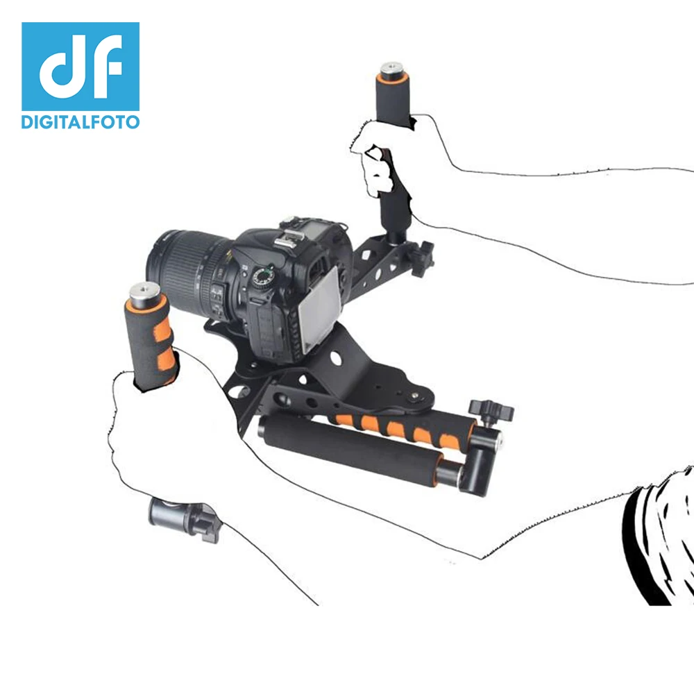 Комплекты RL01 DSLR 5DII rigs видео 5D2 камера slr dslr rig наплечное крепление набор фильмов