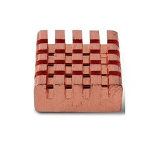 Raspberry pi 3 Copper Heat Sink High quality single raspberry pi 2 heat sink cooling pad for raspberry pi B+ dissipateur