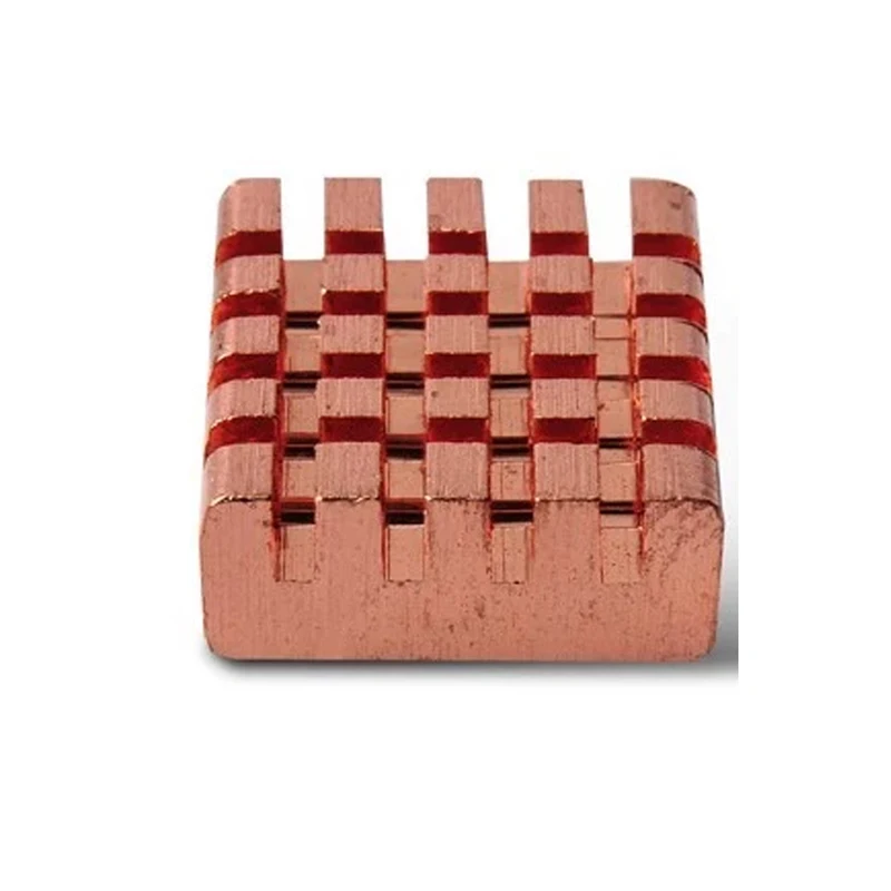 

Raspberry pi 3 Copper Heat Sink High quality single raspberry pi 2 heat sink cooling pad for raspberry pi B+ dissipateur
