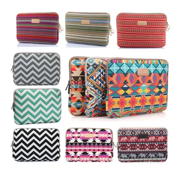 

Bohemian Design 11 12 13 14 15.6 inch Cavas Laptop Bag Notebook PC Sleeve Case Pouch for woman for hp macbook sony 11.6" 13.3"