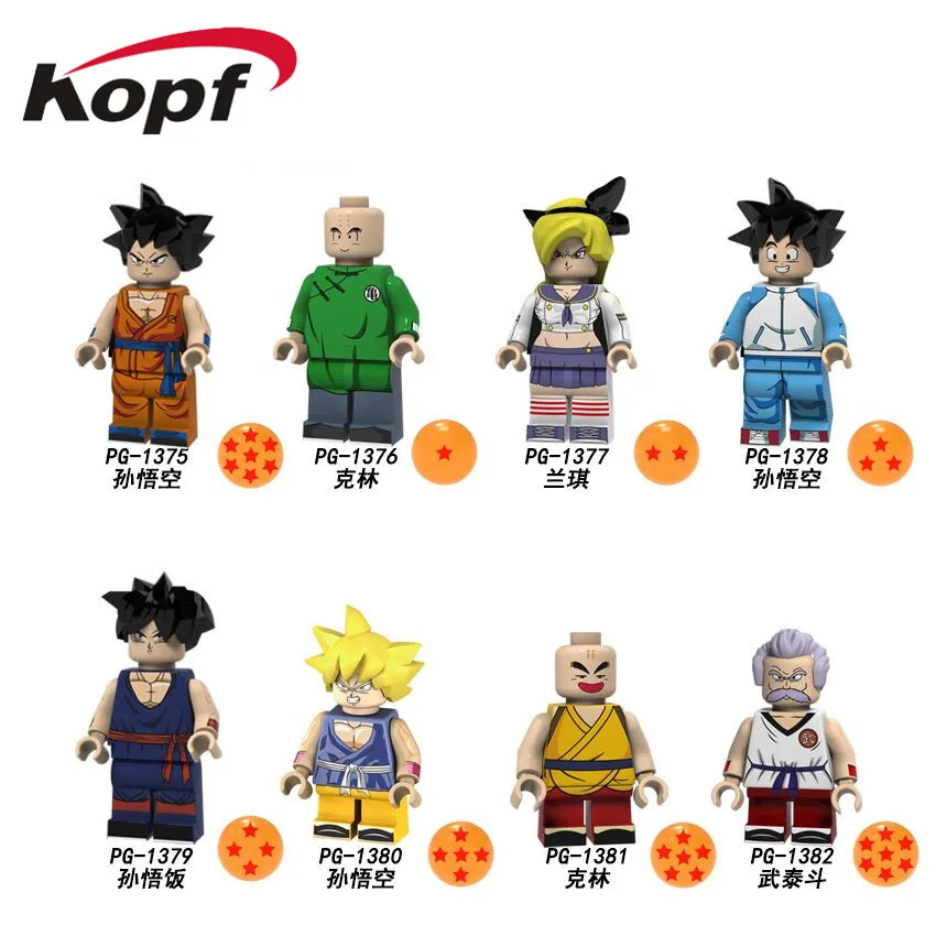 

PG8167 Single Sale Building Blocks Bricks Series Dragon Ball Assemble Sun Wukong Figures Klin Model For Children Gift Toys