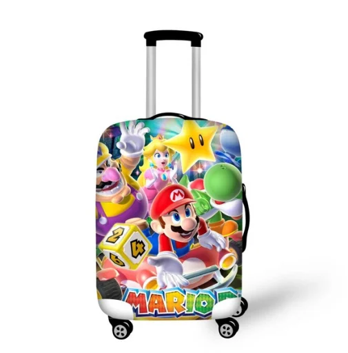 18-32 дюймов Sonic Boom Mario Эластичный Защитный чехол на чемодан, защитный чехол для пыли, чехол с рисунком, чехол для путешествий - Цвет: 002