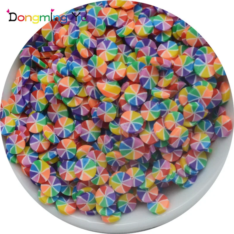 

100g/lot Polymer Hot Clay Sprinkles Lovely Round Dot for Crafts Making, DIY Confetti