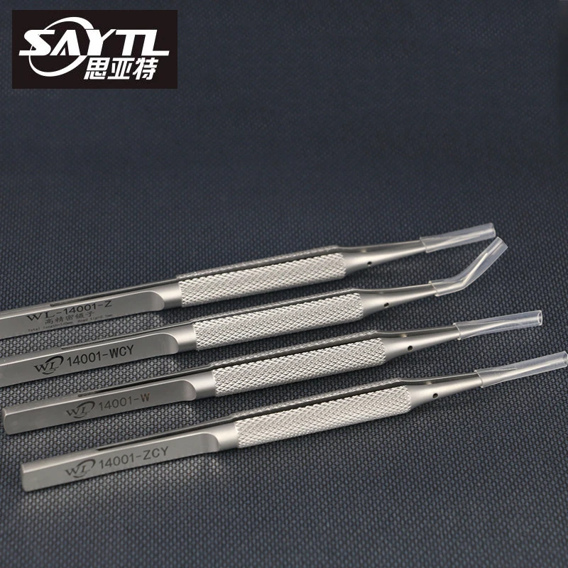 

SAYTL High precision maintenance tweezers WL Special Bend Straight Stainless steel BGA Motherboard flying wire tweezers tool