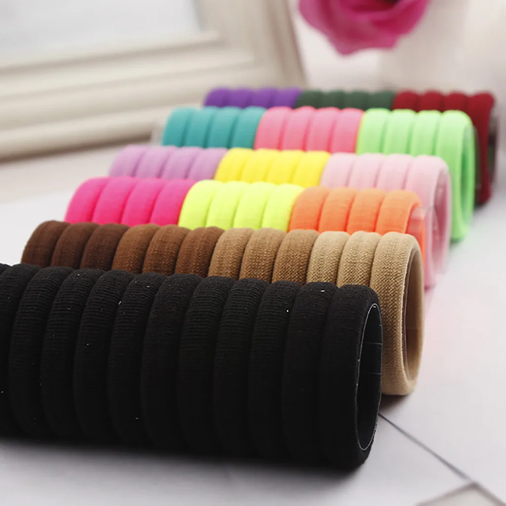 20 цветов бархатные резинки для женщин девочек эластичные волосы резиновые ленты аксессуары резинка для Женский Галстук резинка для волос конский хвост держатель