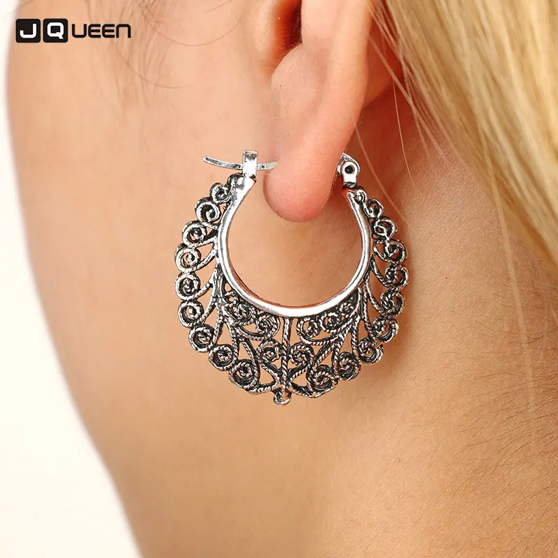 Женские круглые серьги в этническом стиле|earrings for|earrings for womenethnic vintage |