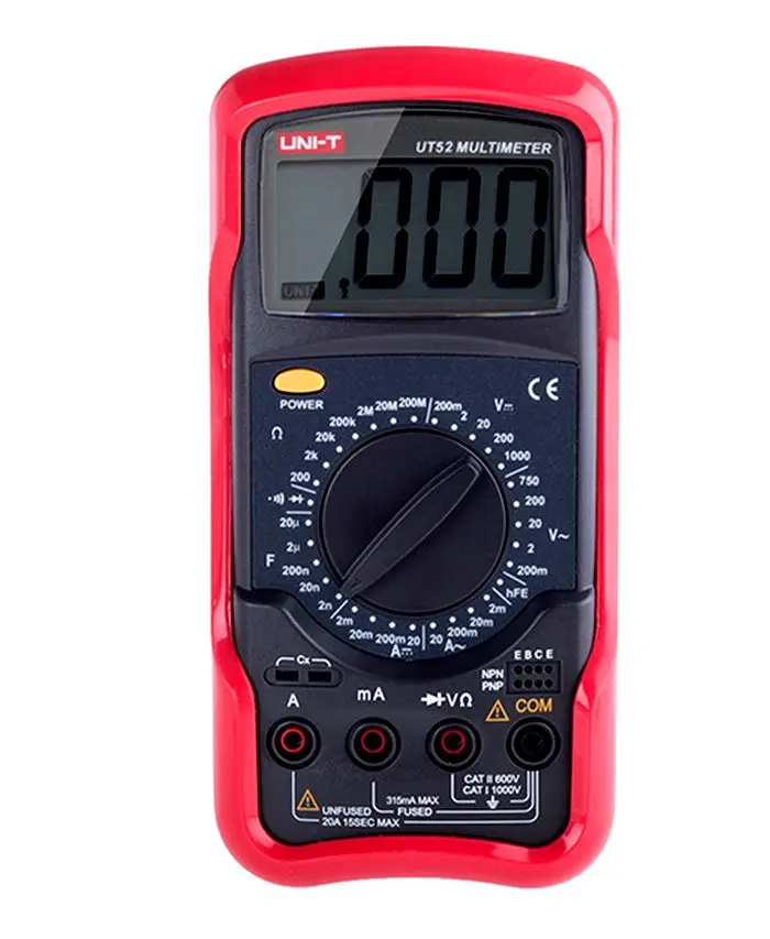 UNI T UT52 digital multimeter genuine original, manual ranging ,High