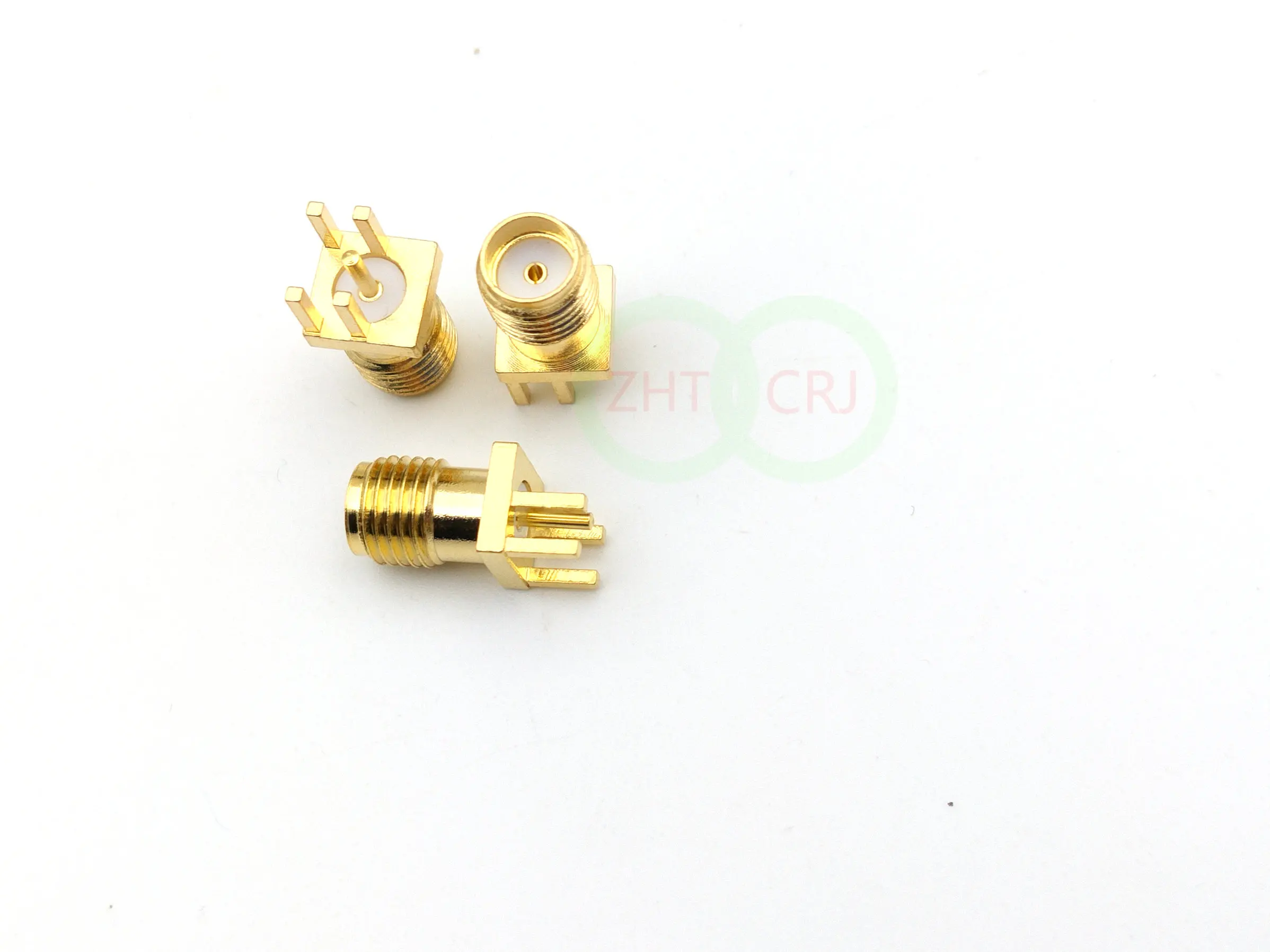 100 шт. Латунь SMA гнездо припоя PCB клип край крепление RF разъем адаптер|adapter