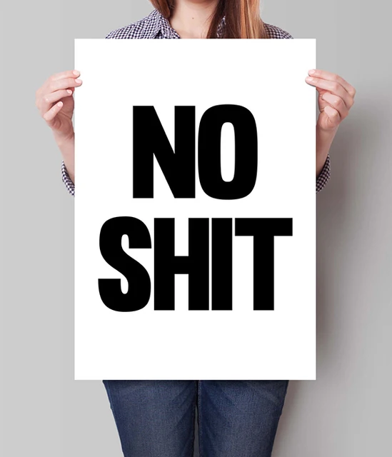 Keine SHT druckplakat bild Wandkunst dekors Motivation Zitieren ... Keine SHT druckplakat bild Wandkunst dekors Motivation Zitieren ...