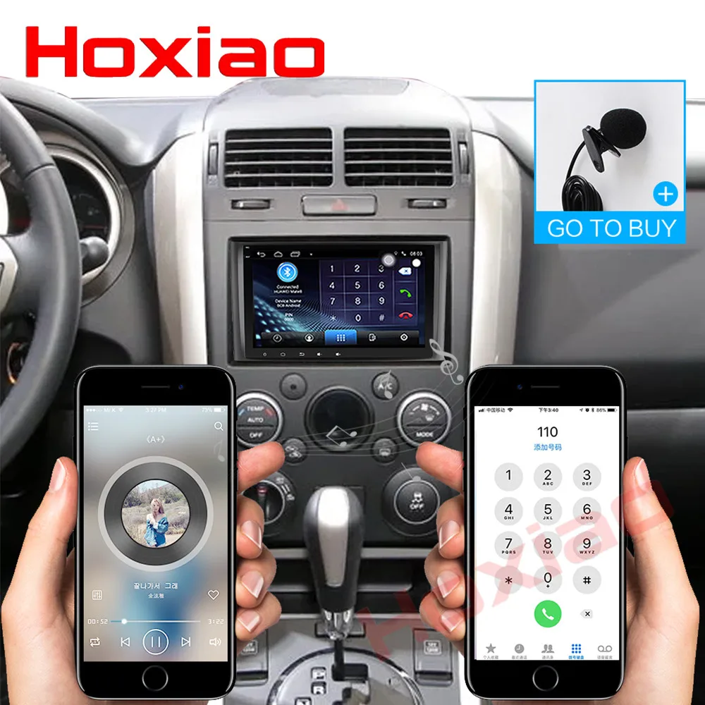 Автомобильный Android dvd плеер для Suzuki Grand Vitara Escudo JT 2007 2013 8 дюймов gps навигация Bluetooth WiFi