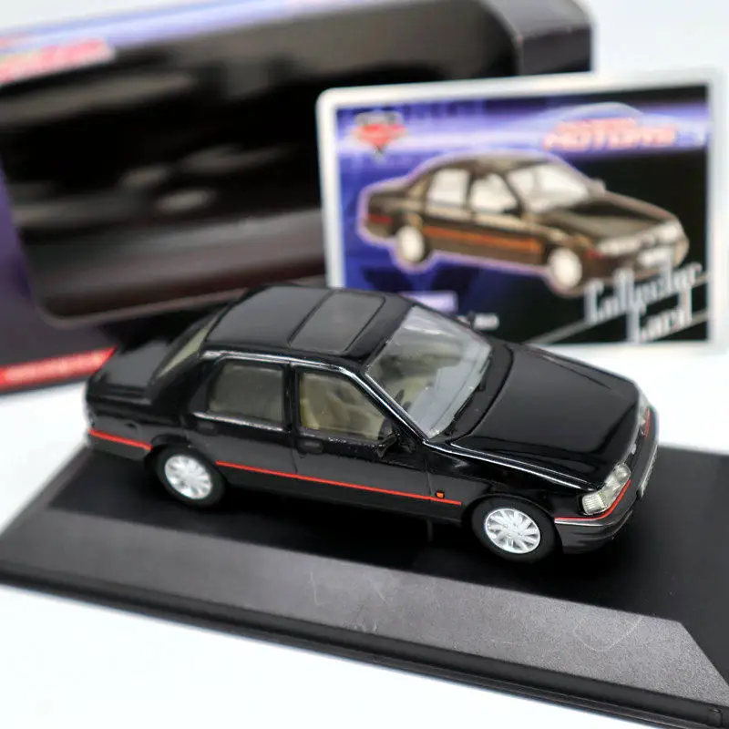 1:43 Масштаб корги LLEDO Vanguards детали, Ford Sierra сапфир GLS VA09901 литье под давлением модели игрушки автомобиль включает сертификат Черный