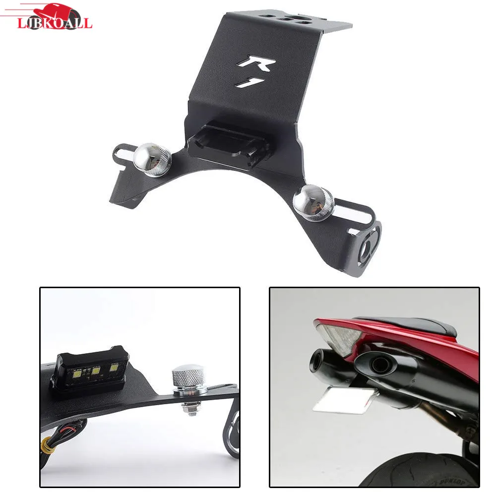 Держатель номерного знака для мотоцикла LJBKOALL держатель Tidy Tail YAMAHA YZF R1 2004 2014