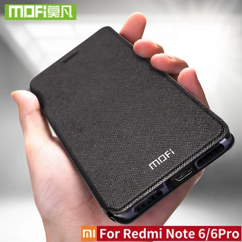 

For Xiaomi Redmi Note 6 Case For Xiaomi Redmi Note 6 Pro Case Global Version Cover Flip Leather Original Mofi Redmi Note6 cases