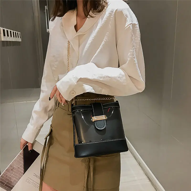 Transparent Female Shoulder Bag crossbody Bag for Women 2019 Messenger Bags handbag women's bag bolsa feminina sac a main 40MA2711