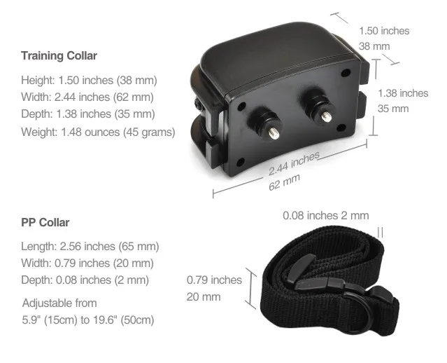 8th Bark Dog Collar Shock PET998DR