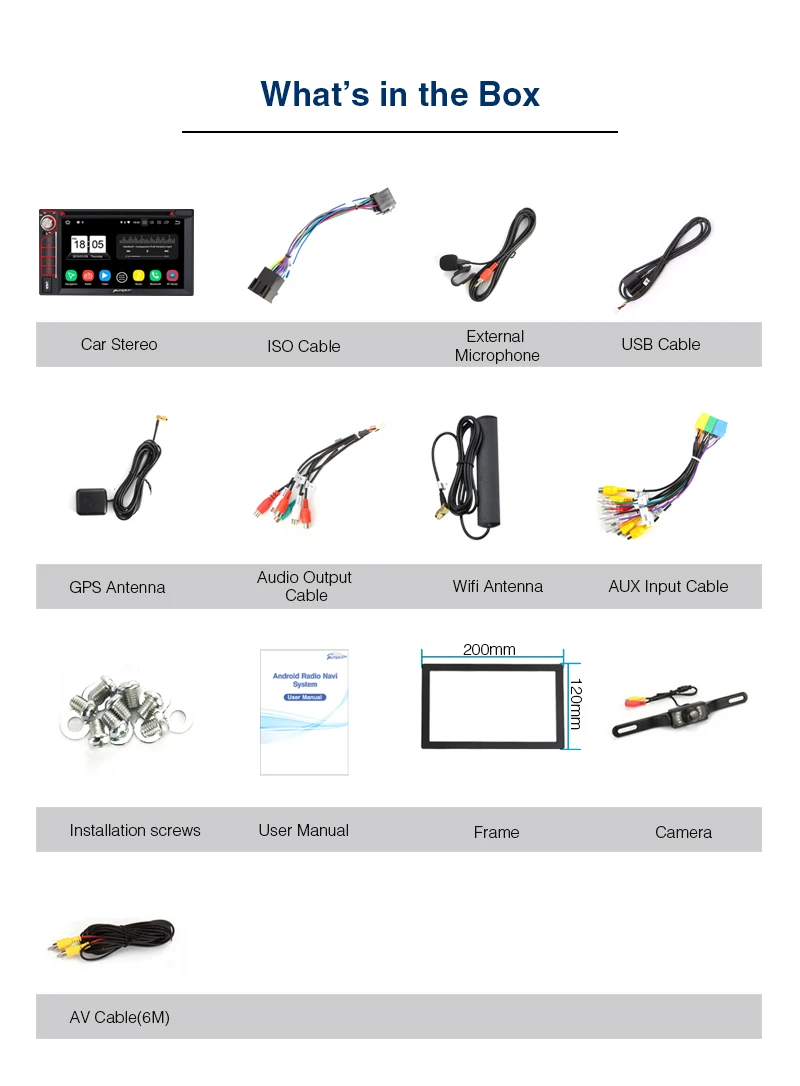Perfect Pumpkin 2 Din 6.2"Universal Octa-core Android 9.0 Car Radio 4G RAM 32G ROM Stereo Audio Player GPS Navigation Wifi OBD2 DAB FM 24 Perfect Pumpkin 2 Din 6.2"Universal Octa-core Android 9.0 Car Radio 4G RAM 32G ROM Stereo Audio Player GPS Navigation Wifi OBD2 DAB FM 24