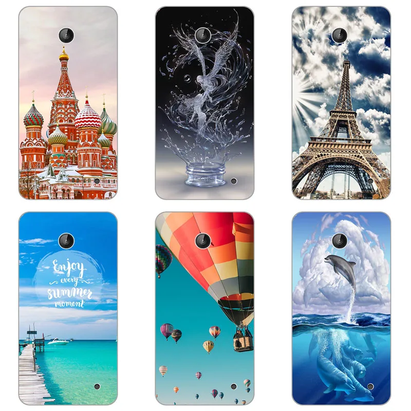 Чехлы для Microsoft Nokia Lumia 630 635 Мягкий ТПУ защитный силиконовый чехол 636 телефона |