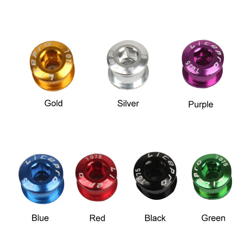 

2/5pcs Bicycle Chainwheel Screws 7075 Aluminum Alloy 8.5mm Double Chainring Wheel Bolt Road MTB Bike Crankset Disc Screws