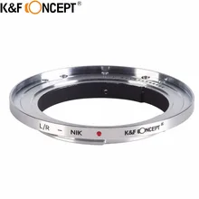 K& F, крепление для объектива камеры, переходное кольцо, пригодное для крепления объектива Leica R L/R LR к корпусу камеры Nikon DSLR