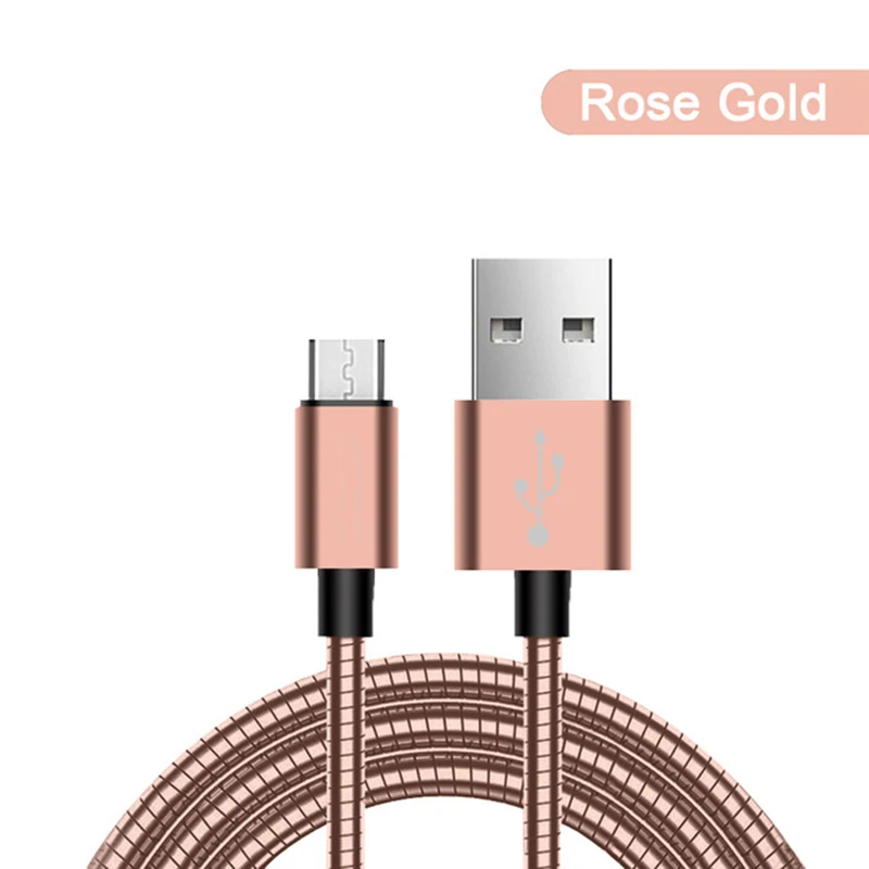 EVLARUBY المصغّر USB كابل 2A المعادن سريع تهمة USB كابل بيانات لسامسونج Xiaomi LG اللوحي شاحن هاتف محمول يعمل بنظام تشغيل أندرويد USB كابل شحن EVLARUBY المصغّر USB كابل 2A المعادن سريع تهمة USB كابل بيانات لسامسونج Xiaomi LG اللوحي شاحن هاتف محمول يعمل بنظام تشغيل أندرويد USB كابل شحن