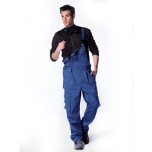 S-4XL! рабочие подтяжки мужская форма чистый Терилен износостойкие механики комбинезоны свободная Мужская одежда