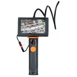 ЖК-экран гибкий 4,3 "монитор Регулируемая яркость видео Инспекция бороскоп цифровой ремонт автомобиля инструмент Камера Эндоскоп 8,5 мм