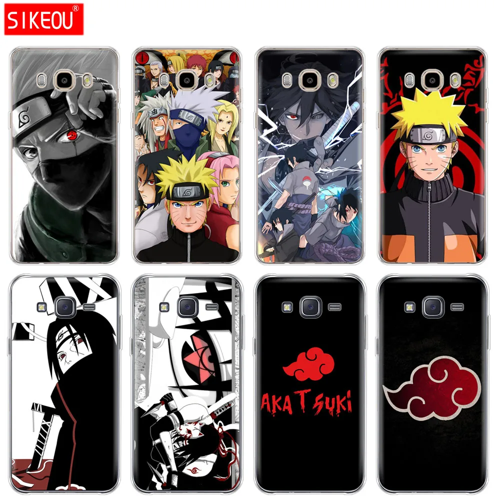 Силиконовый чехол для телефона Samsung Galaxy J1 J2 J3 J5 J7 MINI 2016 2015 prime Naruto anime Kakashi Uchiha
