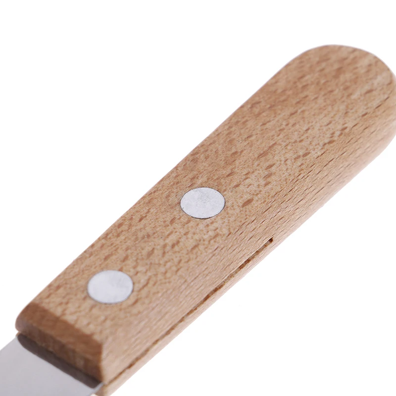 Портативный мини-сэндвич-Рассекатель масла сыра нож для нарезки лопаточка из нержавеющей стали кухонный инструмент с деревянной ручкой