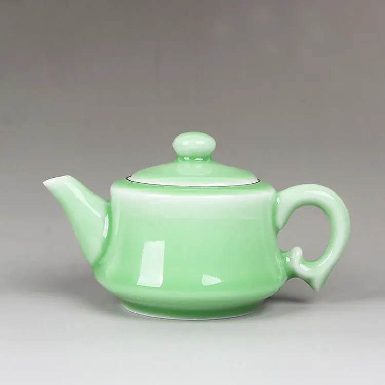 

Longquan celadon creative handmade Kung Fu tea set teapot Fengwei pot ceramic tea set wholesale custom