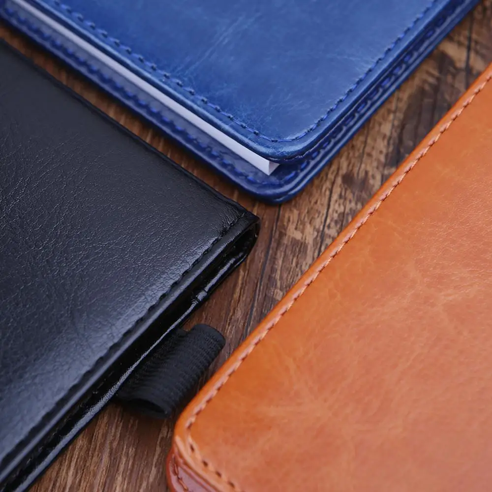 

Multifunction Pocket Planner A7 Notebook Small Notepad Note Book Leather Cover Business Diary Memos Office School Stationery